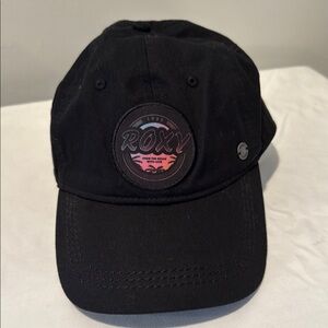 Women’s Roxy Adjustable Black Baseball Cap Hat
